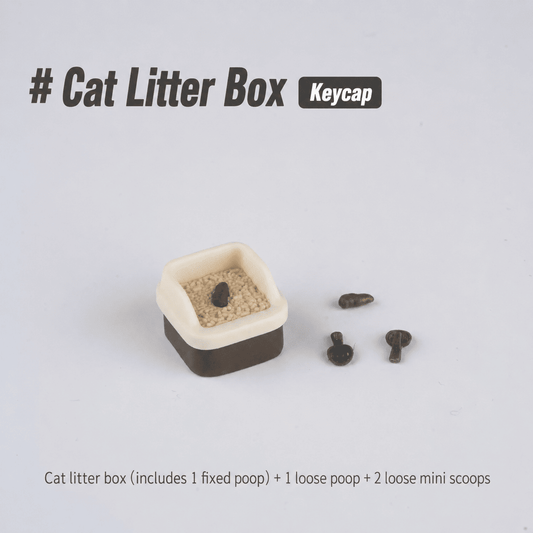 Litter Duty Cat Artisan Keycap