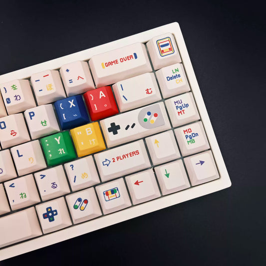 Pixel Player Retro Arcade Cherry Profile Keycap Set