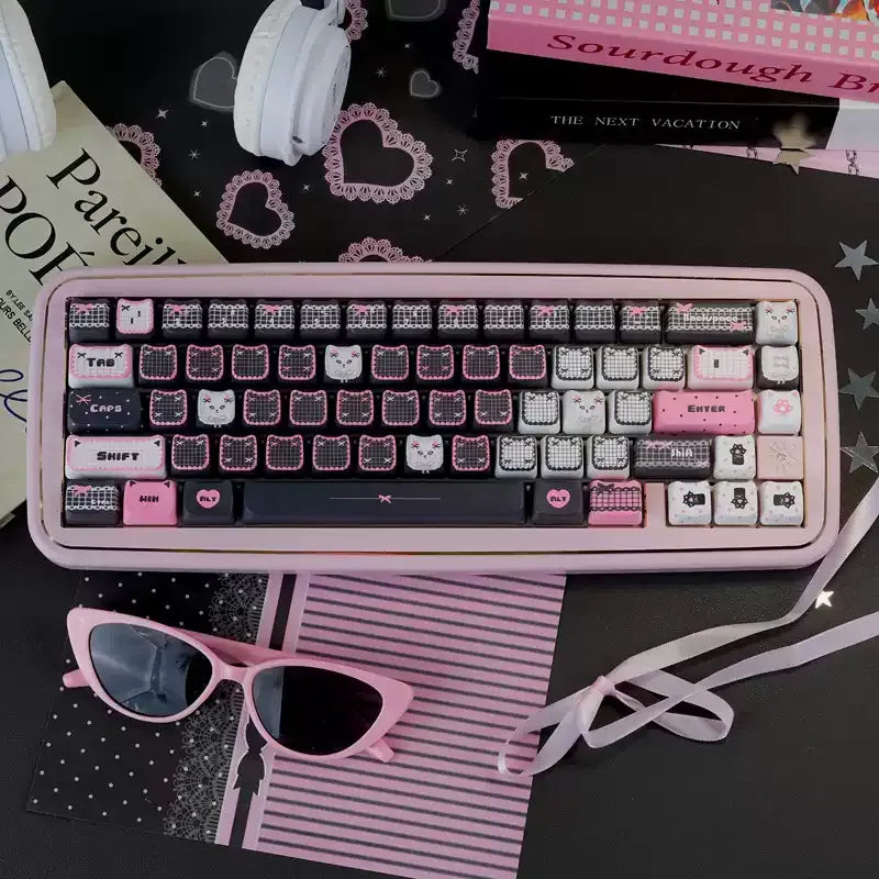 Lace Cat MOA PBT Keycap Set